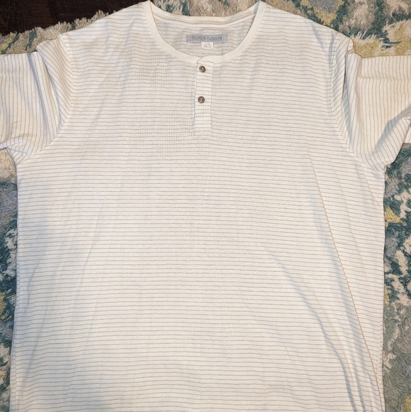 Outerknown Henley Stripe Tee - Picture 1 of 3